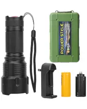 Fresh Fab Finds LED Rechargeable Flashlight