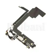 OEM Charging Port Charger Dock Mic Flex Cable For iPhone 15 Pro Max White