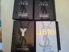 Lot Of 4 x Women Perfume Samples Vials,Cards YSL Black Opium EDP , Y , Libre