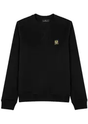 Belstaff Logo Cotton Sweatshirt - Black - M M