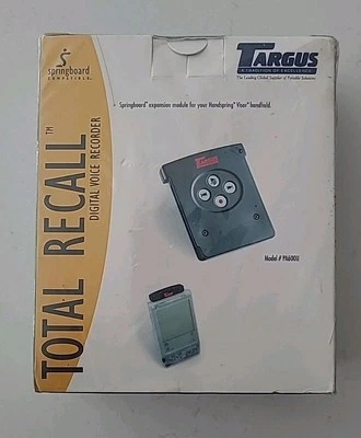 Targus Digital Voice Recorder Total Recall SEALED (B1-A15)