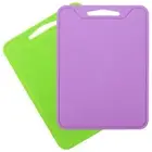 2 Pcs Silicone Cutting Board Siliconecutting Foldable Kitchen Vegetable