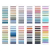 4X(2400Pcs Page Markers,Morandi Sticky Note Tabs Colored Writable and5160