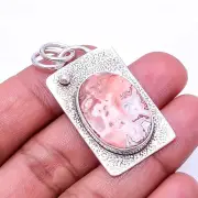 Rosetta Jasper - United State Gemstone 925 Sterling Silver Pendant 1.64" P15