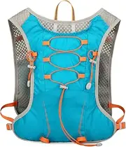 Water Backpack, Jogging Water Bladder, Adjustable Reflective Hydration Pack for Outdoor Running Camping Cycling Adventure