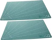2 Pcs Cutting Pad Double-Sided Quilting Cutting Mats Engraving Art Mats Non-Slip Cutting Boards Pp Material Long Lasting Craft Mats