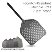Big Pizza Perforated Shovel Paddle Short Handle for Turning Peel Kitchen Tools