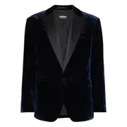 [Dsquared2] Dsquared2 Velvet Blazer 48 IT BLUE