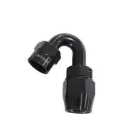 Aeroflow 150 Degree Kryptalon One Piece Full Flow Swivel Hose End Black -16 AN