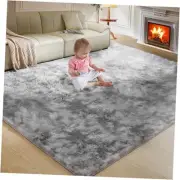 Ultra Soft Rug for Living Room, 8X10 Fluffy Shag Area Rug for Bedroom, Modern