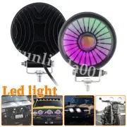 1PCS LED Colorful Work Light Bar Flood Spot Lights Driving Lamp Offroad Car SUV