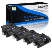 4 Pack - CC364X 64X Toner Cartridge for HP LaserJet P4015x P4515n P4515tn P4515x