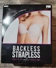 Fashion Forms Women's Adhesive Strapless Backless Bra - Nude Size B