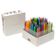 Sakura Crepas color pencil COUPY pencil Cubebox 72color white FY72BOX-WH one siz