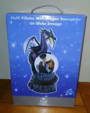 Disney Multi Villains With Dragon Snowglobe New
