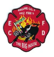 RARE Eau Claire WI Wisconsin Fire Dept. ECFD Engine 2 HR2 Fire 9 BIG HOUSE patch