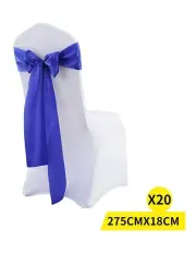 [Traderight] Satin Chair Table Runner x20 in Navy