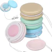 SAFIGLE Macaron Mobile Phone Screen Wipe, Macaron Portable Keychain for Mobile Computer Electronic Glasses Cleaner, Cloth Mobile Phone Screen Lens Wipes with Portable Keychain