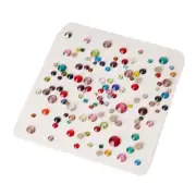 100Pcs Assorted Size Flatback Rhinestones for Nails Art and