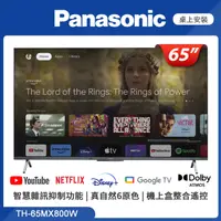 在飛比找PChome24h購物優惠-Panasonic國際 65吋 4K HDR Google 
