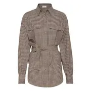 [Brunello Cucinelli] Brunello Cucinelli Checked Shirt M BROWN