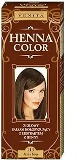 Henna Colour 113 Light Brown Hair Balm Hair Colour Effect Natural Hair Dye Hen Eco 100 g