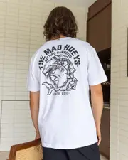 [The Mad Hueys] The Mad Hueys Men's Getting Hammered T-Shirt in White Size Large L White