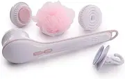 Flawless Cleanse Spa, Electric Body Brush- With 3 Multi-Purpose Cleansing Heads for a Full Body Spa Experience