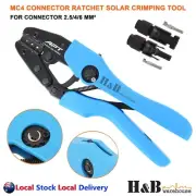 Ratcheted Solar Terminal Crimper Crimping Pliers Tool Fr MC4 Connector 2.5/4/6mm