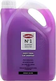 CarPlan No.1 Super Snow Car Shampoo Neutral pH Dirt Lift Thick Foam, 2L