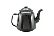 Falcon Enamel Teapot Deluxe 2 Tone 1.5L Black & White