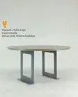 Rectangular Window Table Legs in Gun Metal Grey