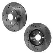 Front Brake Disc Rotors for Chevy Olds Cutlass Chevrolet Cavalier Sunfire Buick (for: Chevrolet)