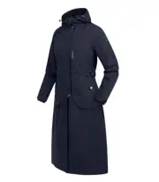 ELT Fehmarn Long Riding Raincoat Deep Blue | Ladies Size XXL 16-18 RRP $199.95