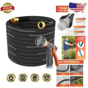 All-Weather 75 ft Kink-Free Heavy-Duty Water Hose with 600 PSI Burst Strength