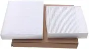 HDVCRNBAVW Cabin Filter Model Built in Air Conditioning Carbon Filter Car Accessories OEM 964977468 Fit for Citroen C3 Fit for AIRCROSS 2018 2019 1.2T Car Cabin Filter(2 Pcs White Filter)