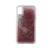 Case-Mate Waterfall Series Case for Apple iPhone X 10 - Clear/Pink Glitter