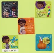 15 Doc McStuffins Halloween - Large Stickers - Party Favors - Rewards