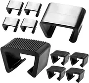 BESPORTBLE Garden Sofa Clamps 10 Pack Rattan Wicker Chair Clamps Easy Install Outdoor Furniture Connectors