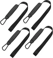 CATIEBYE Stroller Toy Straps 4pcs Ratchet Tie-Down Straps for Baby Pram Stroller Secure Comfortable for Toddlers Pram Accessories Retractable Design