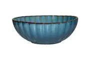 Casa Domani Solare Round Serving Bowl 22x8cm - Azure