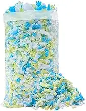 Qianly Shredded Memory Foam Filling, Bean Bag Filling, DIY Supplies, Soft Pillow Stuffing Foam for Chair Arts Crafts Stuffed Animals