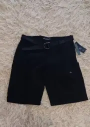 Marc Ecko Black Cargo Shorts Mens SZ 32 100% Cotton NWT
