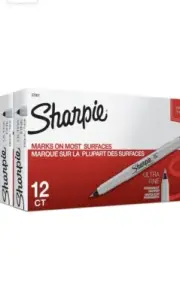 Sharpie 2047313 24 Pieces Permanent Markers - Black