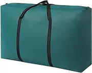 Storage Bag, Non woven fabric Enlarged and thickened waterproof and moisture-proof storage bag, Moving bag with Handle 105L (Green)