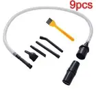 9Pcs/set Micro Vacuum Cleaner Parts Keyboard Crevice Cleaning Tool Brush Kit