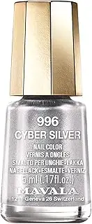 Mavala Switzerland Mini Color Nail Polish - Cyber Silver, 5 ml