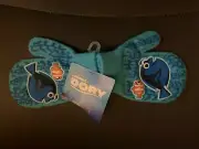 New With Tags NWT Finding Dory Toddler Knit Mittens