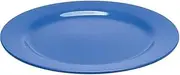 Oztrail Melamine Round Dinner Plate Dish Outdoor Picnic Camping Tableware BLU