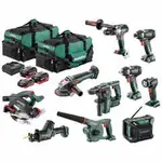 METABO 18V Brushless 10 Piece 2 x 5.5AH Combo Kit AU69000280